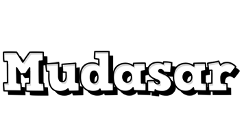 Mudasar snowing logo