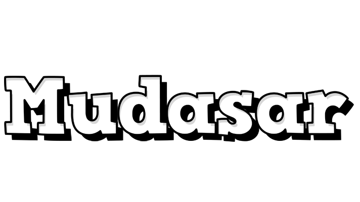 Mudasar snowing logo