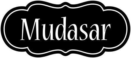 Mudasar welcome logo
