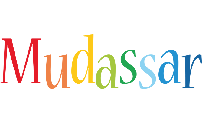 Mudassar birthday logo