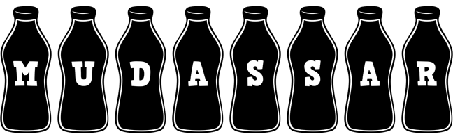 Mudassar bottle logo