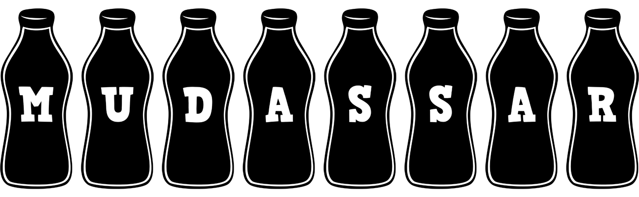 Mudassar bottle logo