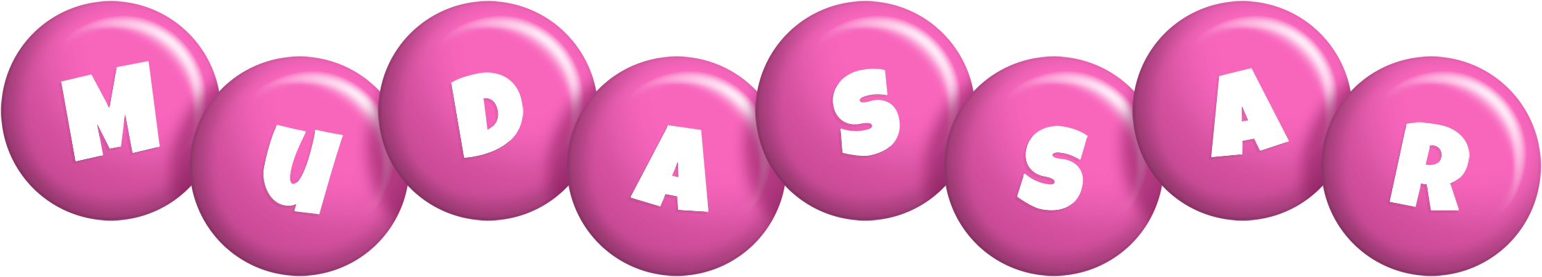 Mudassar candy-pink logo