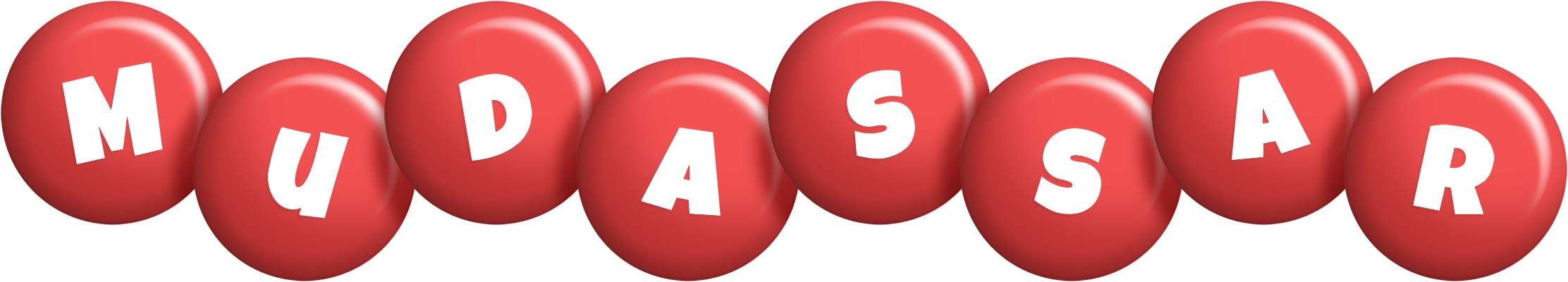 Mudassar candy-red logo