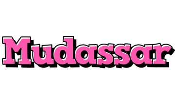 Mudassar girlish logo