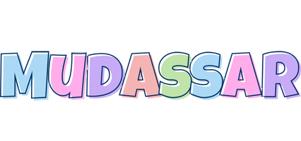 Mudassar pastel logo