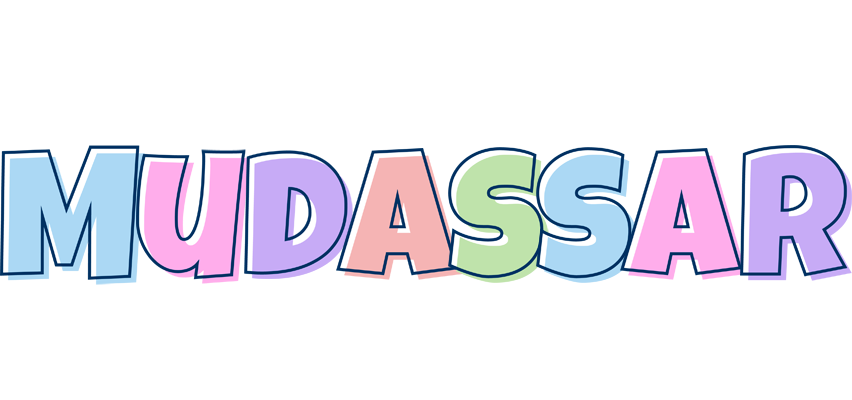 Mudassar pastel logo