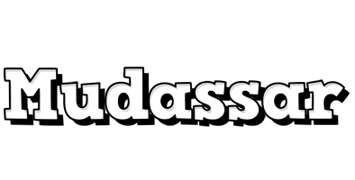 Mudassar snowing logo