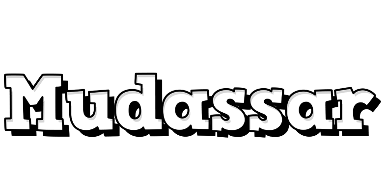 Mudassar snowing logo