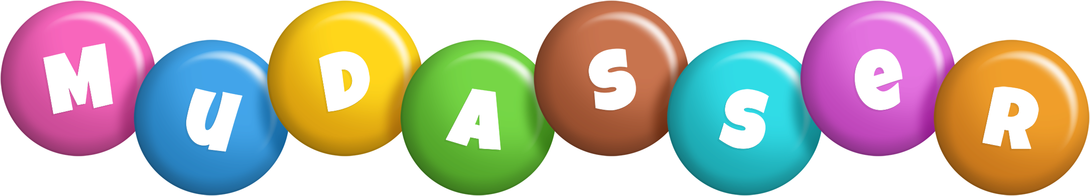 Mudasser candy logo