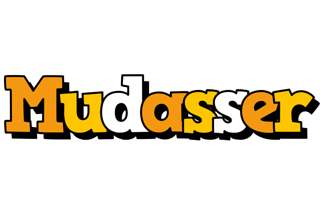 Mudasser cartoon logo