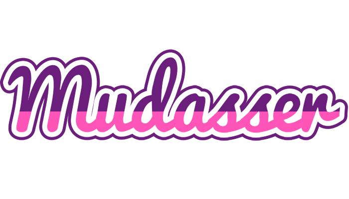 Mudasser cheerful logo