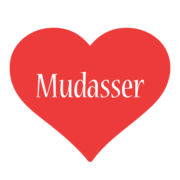 Mudasser love logo