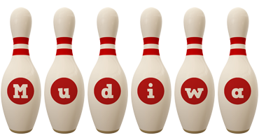 Mudiwa bowling-pin logo