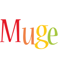 Muge birthday logo