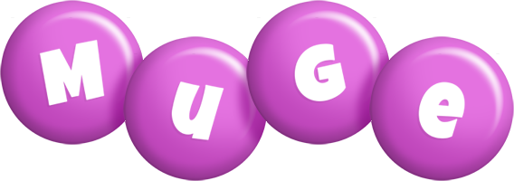 Muge candy-purple logo