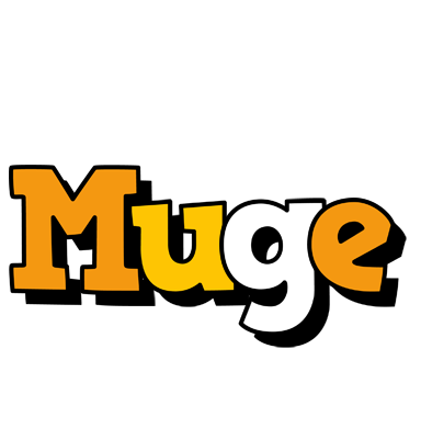 Muge cartoon logo