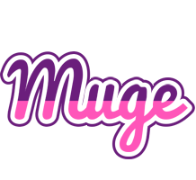 Muge cheerful logo