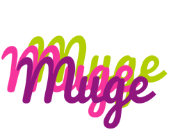 Muge flowers logo