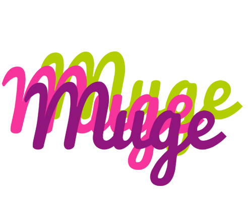 Muge flowers logo