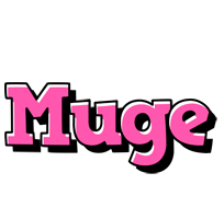 Muge girlish logo