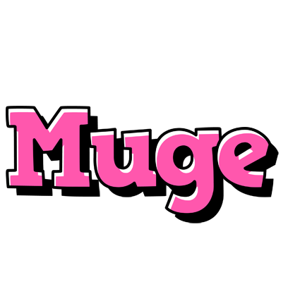 Muge girlish logo