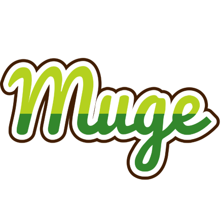 Muge golfing logo