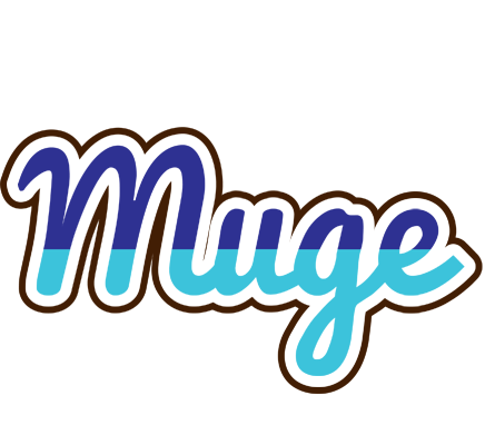 Muge raining logo