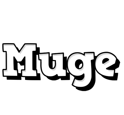Muge snowing logo