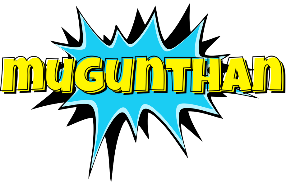 Mugunthan amazing logo