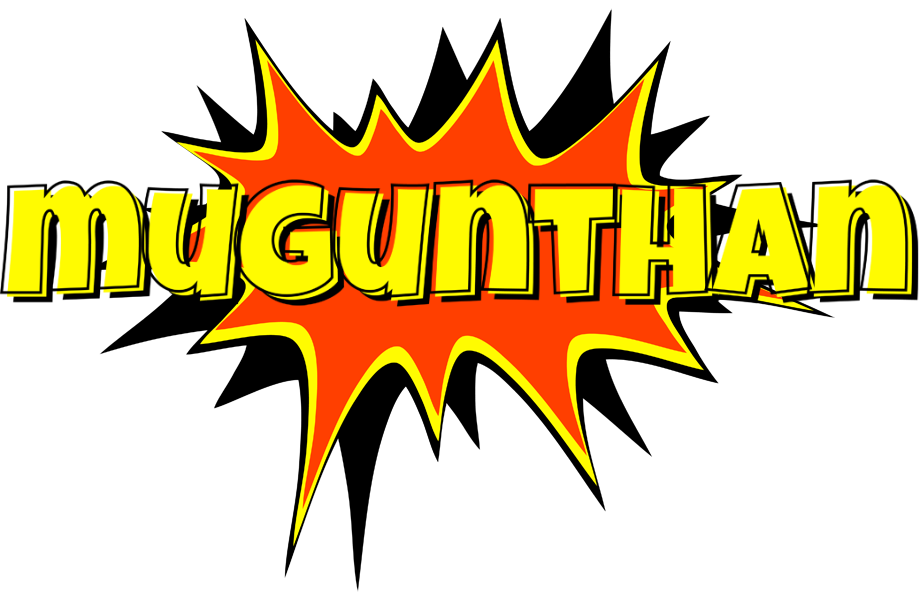 Mugunthan bazinga logo