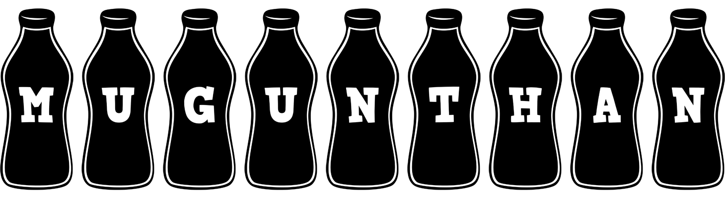 Mugunthan bottle logo