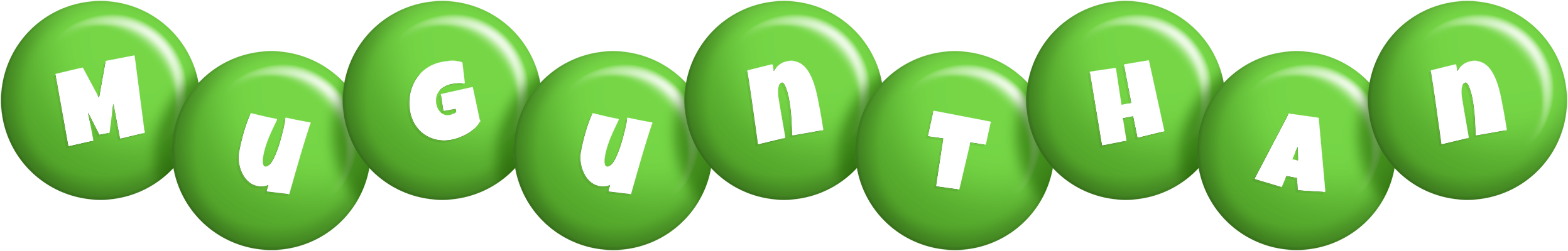 Mugunthan candy-green logo