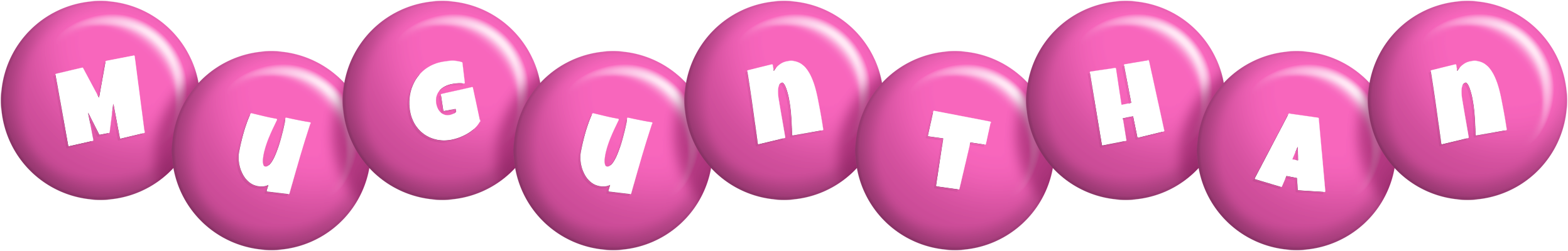 Mugunthan candy-pink logo