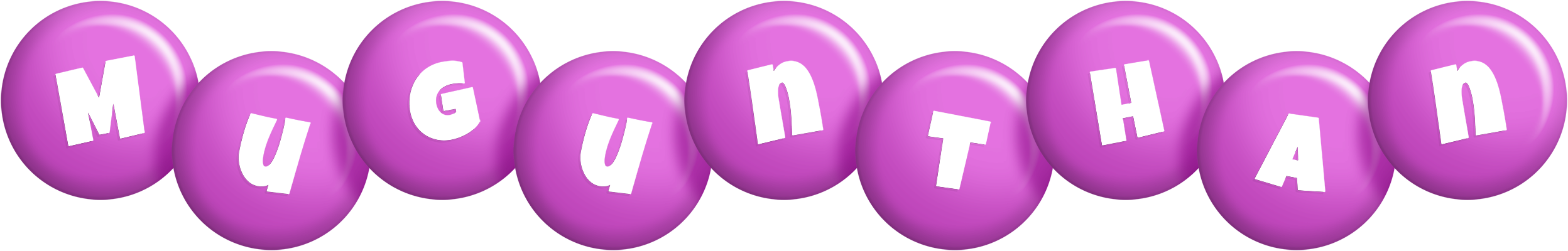 Mugunthan candy-purple logo