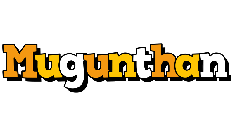 Mugunthan cartoon logo