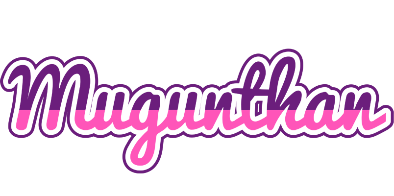 Mugunthan cheerful logo