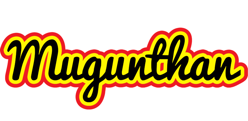 Mugunthan flaming logo