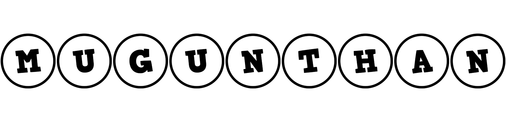 Mugunthan handy logo
