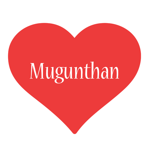 Mugunthan love logo