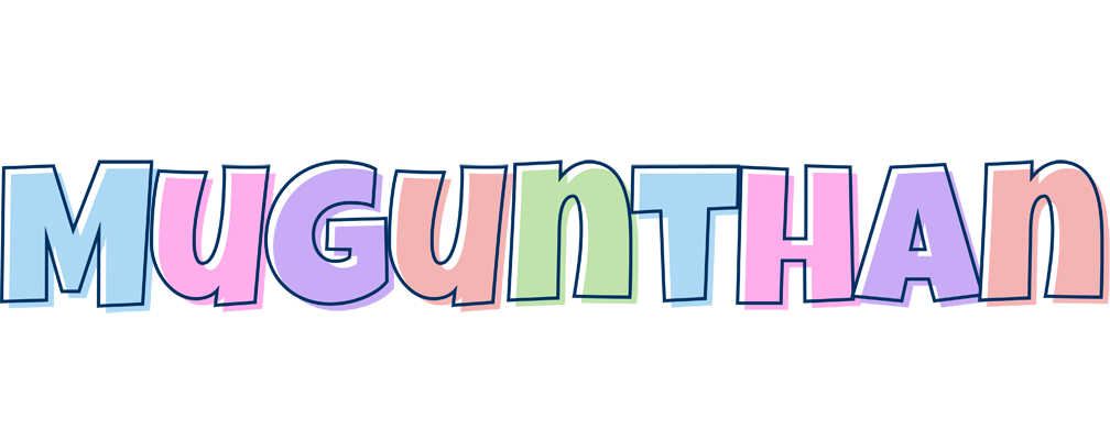 Mugunthan pastel logo