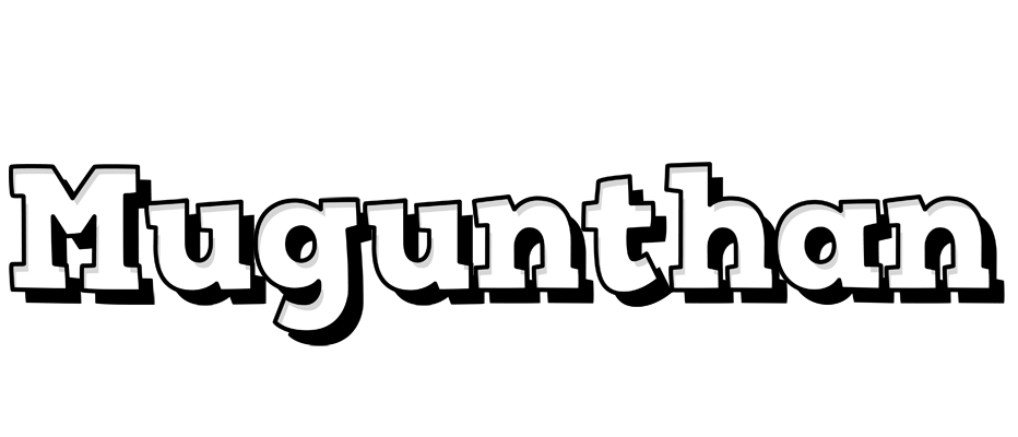 Mugunthan snowing logo
