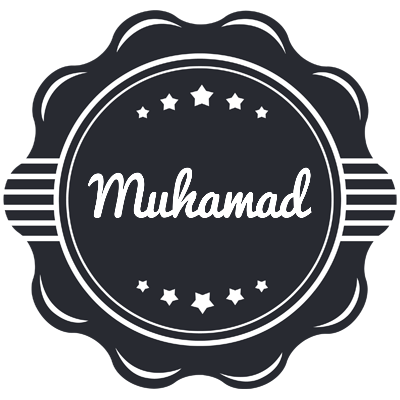 Muhamad badge logo