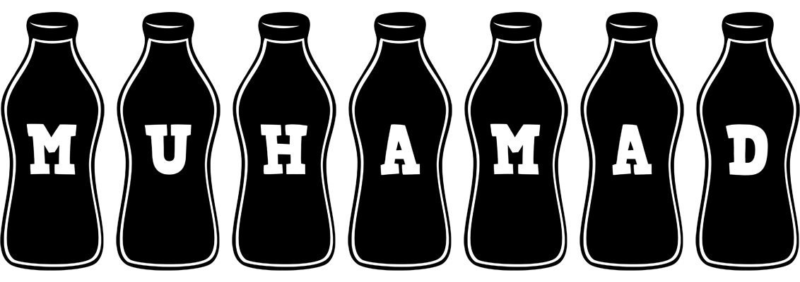 Muhamad bottle logo