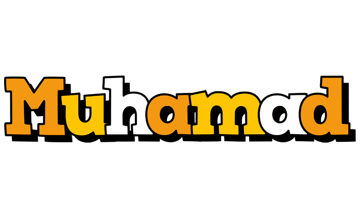 Muhamad cartoon logo