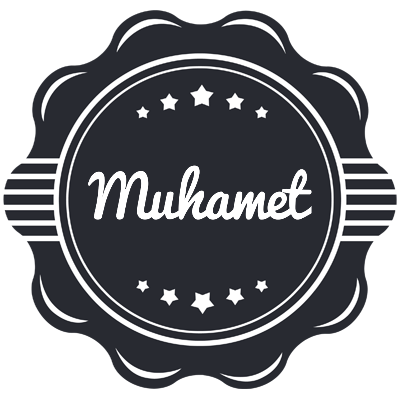Muhamet badge logo
