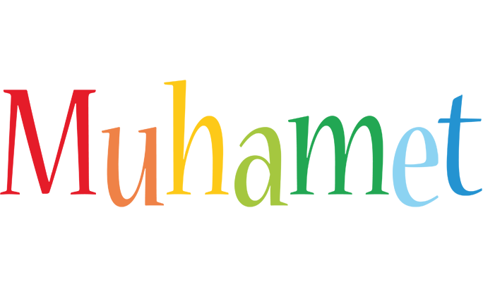Muhamet birthday logo