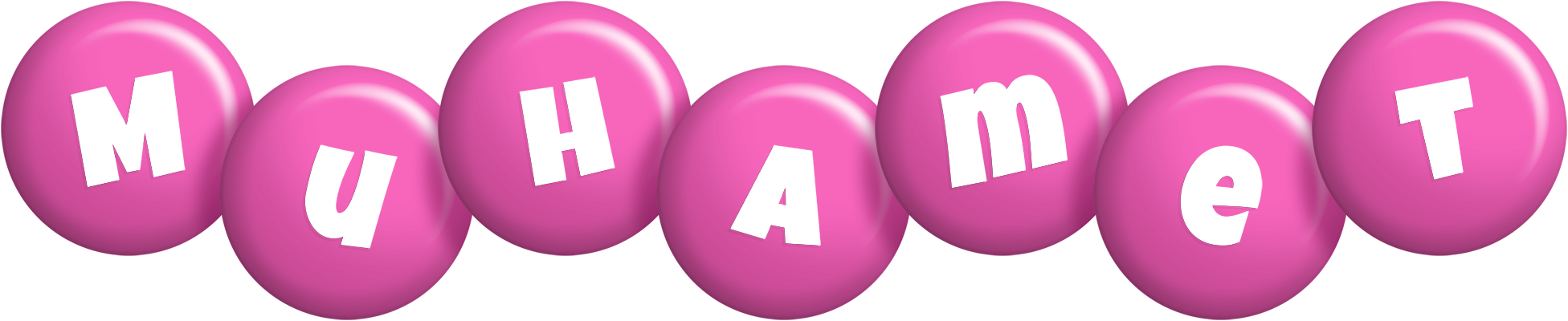Muhamet candy-pink logo