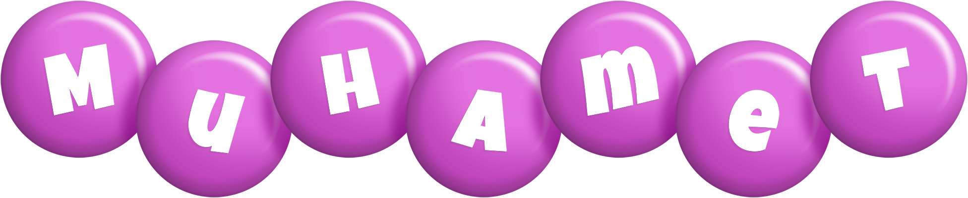 Muhamet candy-purple logo