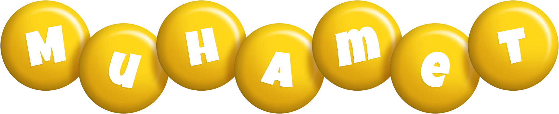 Muhamet candy-yellow logo